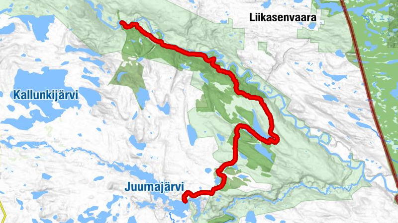 Oulanka Wilderness Trail 26 km, Oulanka-Nationalpark