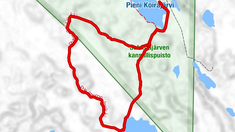 Nationalpark Salamajärvi, Pahapuro-Runde