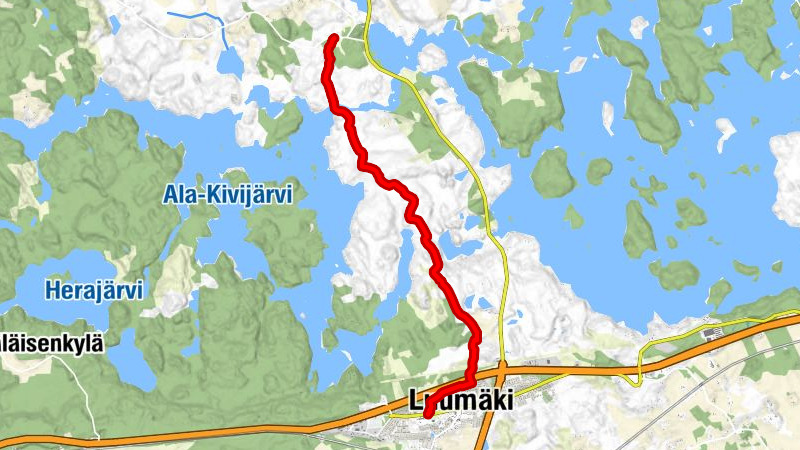 Route Huopaisenvirta