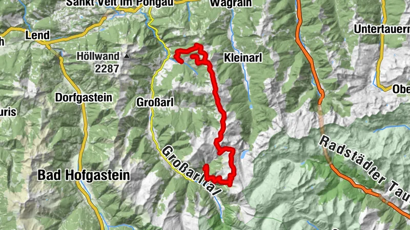 Großarltal: 3-Tages-Wanderung von Kitzstein (Gabel) zum Kreuzeck
