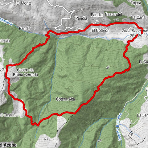 Ruta el Castañal Coó Corrales de Buelna