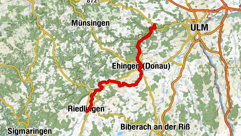 Deutsche Fachwerkstraße: Blaubeuren – Riedlingen