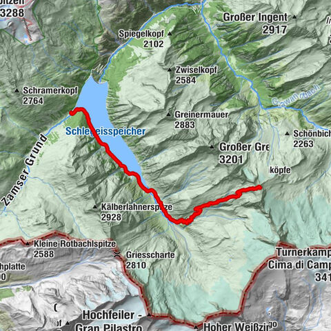 Schlegeis Stausee, Schönbichler Horn