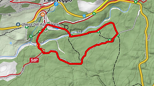 Paneveggio Winterwanderweg Marciò