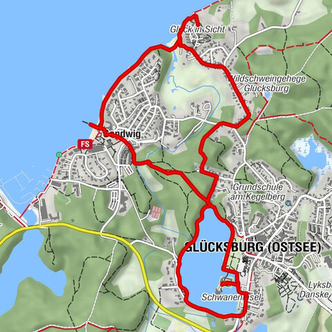 Glückselig zum Schloß und zurück, Glücksburg