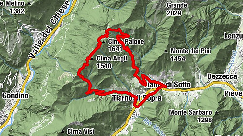 Bocca Giumella Trail - Tour