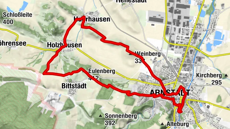 Geo- und Genussweg 17 - "Vom Bier zur Bratwurst" - UNESCO Global Geopark Thüringen Inselsberg - Drei Gleichen