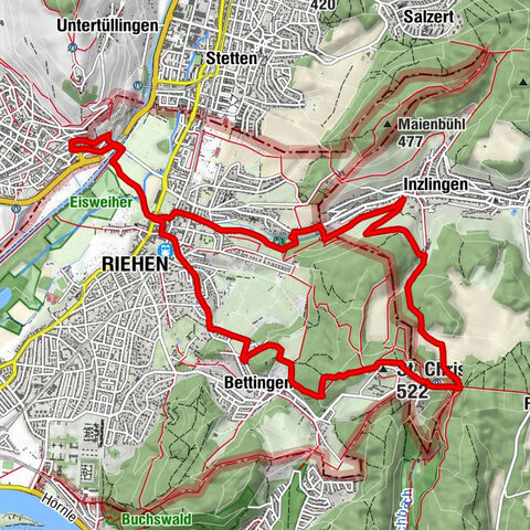 Fernsehturm Chrischona Riehen, Basel-Stadt