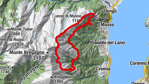 Sotto la cima del Bregagno