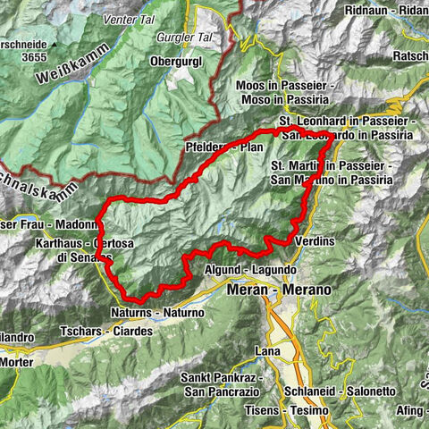 Der Meraner Höhenweg ab Leiter Alm