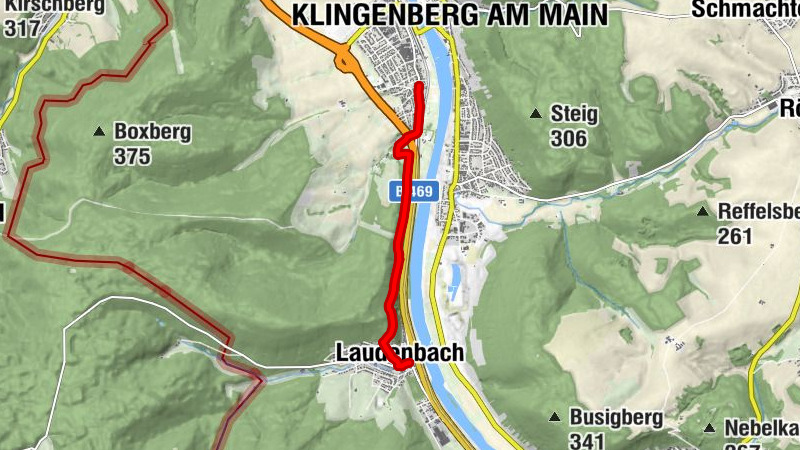 Laudenbach - Trennfurt (Hangweg)