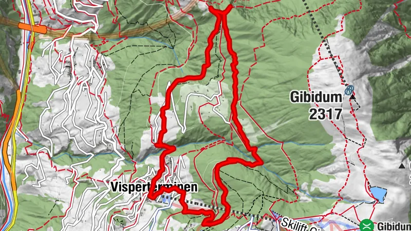 Kapellenweg Visperterminen und Bodmeri Suone