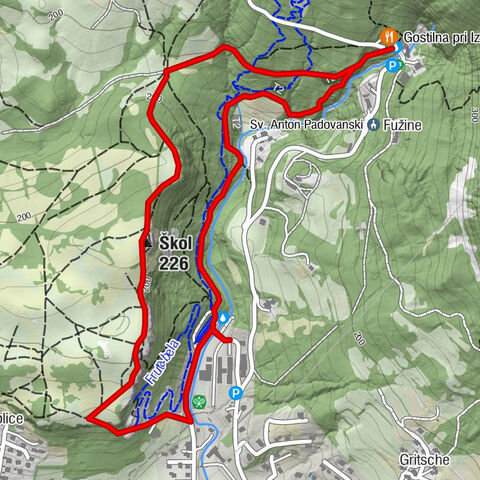 Auf dem Naturlehrpfad am Hubelj entlang