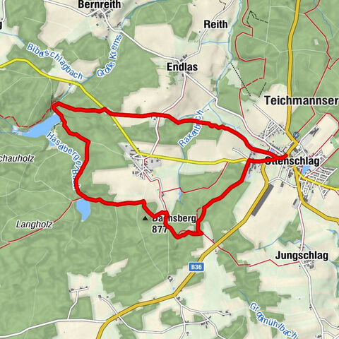 Teichstrecke Ottenschlag, "Tut gut"-Wanderweg