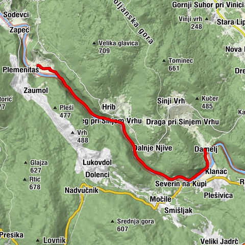 The southernmost slovenian hiking trail