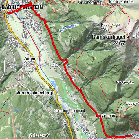 Gasteiner Höhenweg von Bad Gastein nach Bad Hofgastein