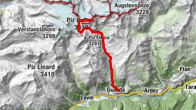 Guarda-Chamonna Tuoi CAS-Piz Buin