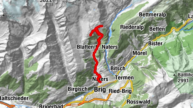 HISTORISCHE STRASSE NATERS - BELALP