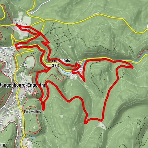 Mountainbike-Basis Route 1 La Mossig
