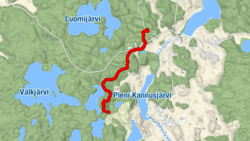 Portimo-Wege - Luomakangas-Siliävuori, Hamina