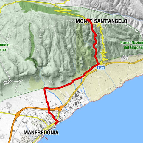 Erzengel Michael Weg, Etappe 26: Monte Sant' Angelo - Manfredonia