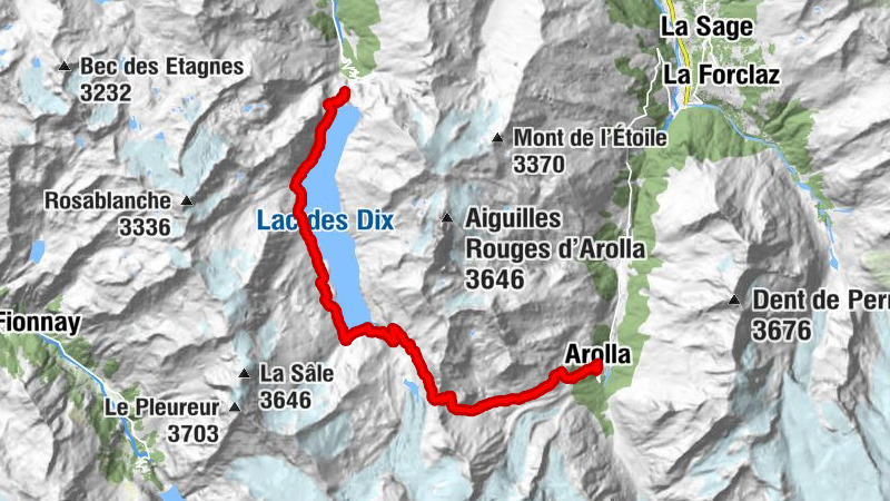 Tour du Val d’Hérens: Grande Dixence – Arolla (Etappe 2)