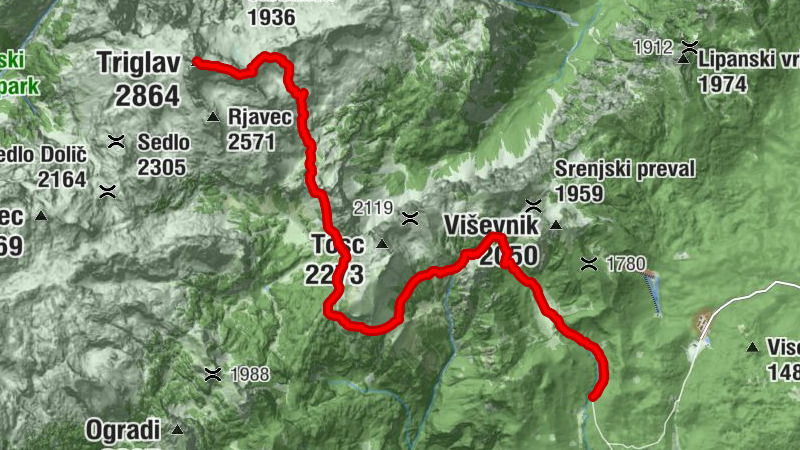 Von Pokljuka auf den Triglav (2.864m)