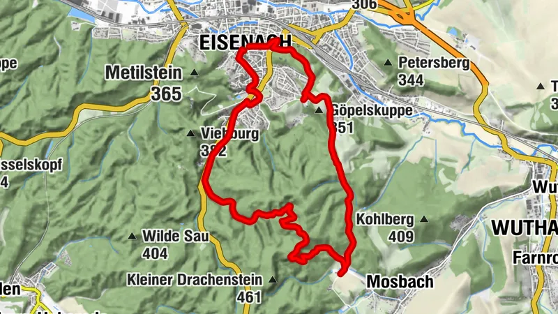 MDR THÜRINGEN - Osterspaziergang 2023: Blaue Wanderroute