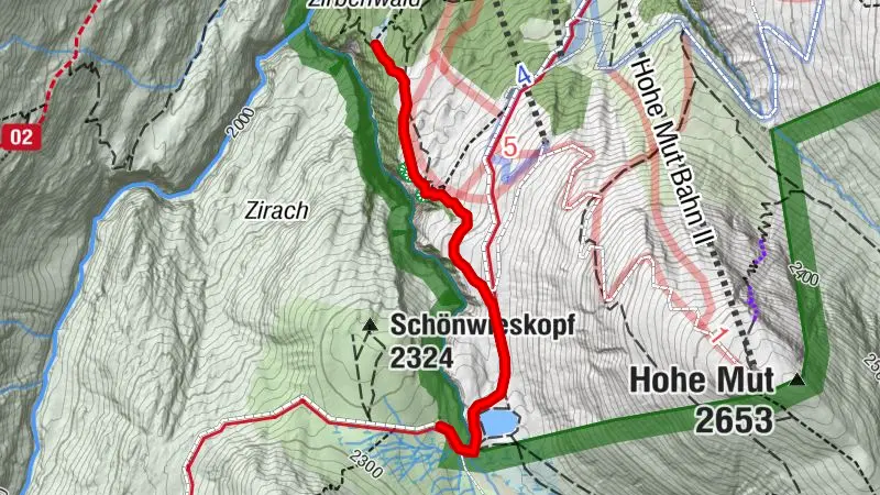 Schneeschuhtrail Schönwieshütte | Abschnitt #2: Zirbenwald - Schönwieshütte - Nr. 8