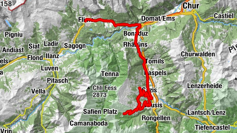 Der geheime Aufstieg nach Tschappina