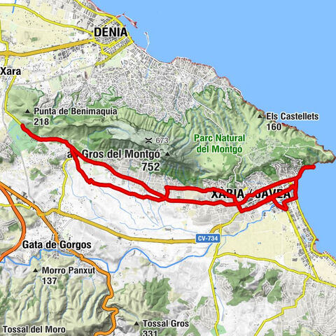 Radtour, Rückweg an der alten Olive vorbei
