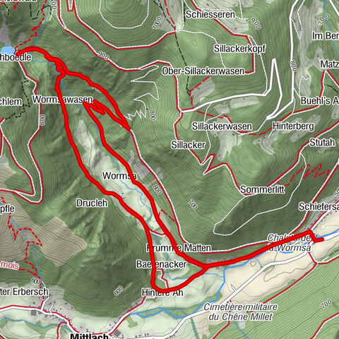 Wanderroute: Die Wasserfälle der Wormsa und der Fischboedle-See
