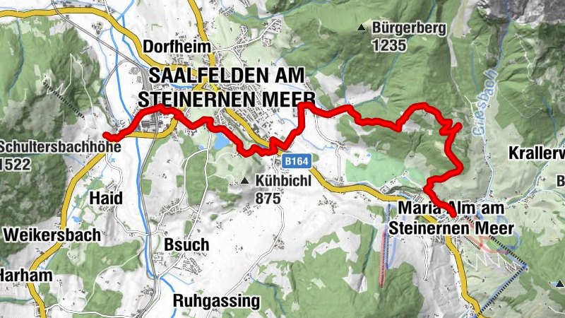 Saalachtaler Rundweg KURZ - 3. Wandertag