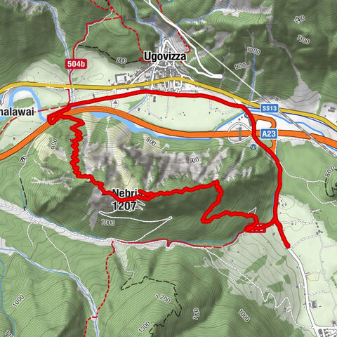 Drei Gipfel des Monte Nebria