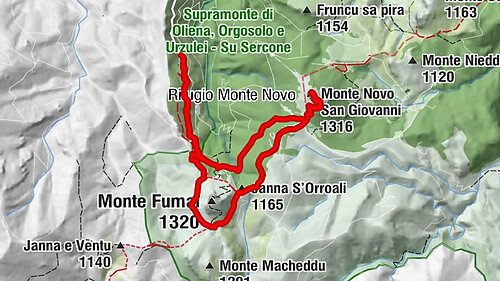 Monte Fumai & Monte Novo San Giovanni