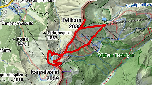 Kanzelwand- Fellhorn- Kanzelwand