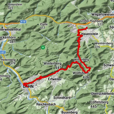 Pfälzer Waldpfad Etappe 06 Hauenstein - Dahn