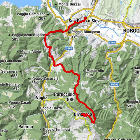 San Piero a Sieve - Monti - Porticciolo - La Locanda di Bivigliano