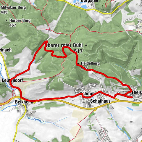 Küps - Theisenort - Heidelberg - St. Laurentius