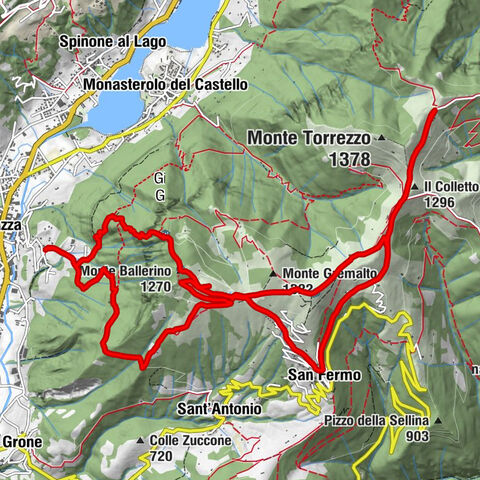 Colognola - Monte Ballerino - Monte Foppa - Il Colletto