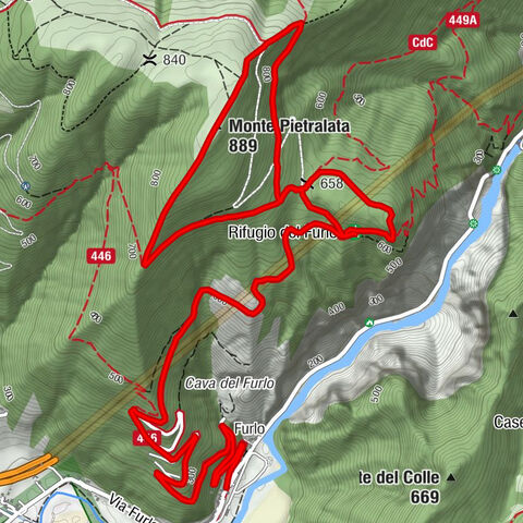 Rifugio del Furlo - Monte Pietralata - Furlo - Acqualagna