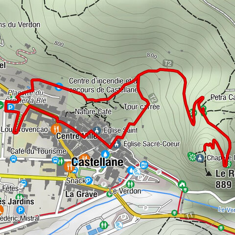 Saint-Michel - Le Roc - La Grave - Castellane