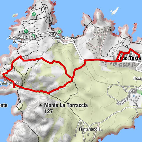 Le Bocche di Bonifacio - Monte La Torraccia - Cala Grande - Capo Testa