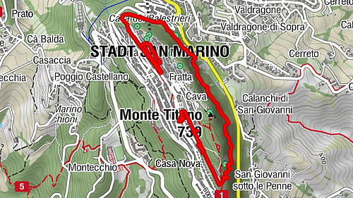 Citta - Città di San Marino - Monte Titano - Cà Caccio