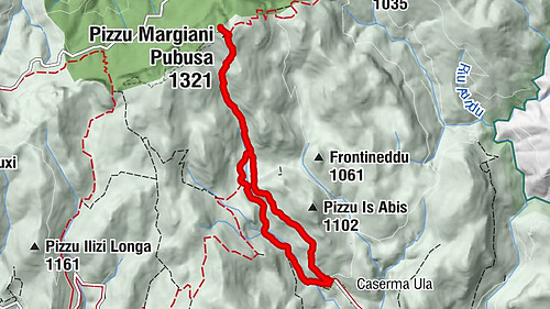 Seui - Fonte Trancallai - Coile Su Linnarbu - Pizzu Margiani Pubusa