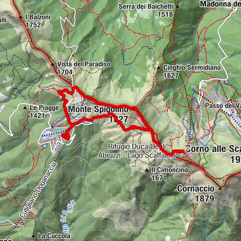 Doganaccia - Rifugio Duca Degli Abruzzi - Lago Scaffaiolo - Monte Spigolino - Croce Arcana