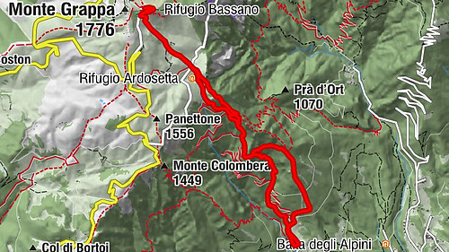 Agriturismo Al Covolo - Monte Frontal - Ardosetta - Rifugio Bassano