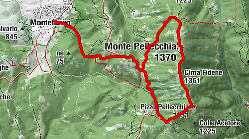 Monteflavio - Monte Pellecchia - Pizzo Pellecchia