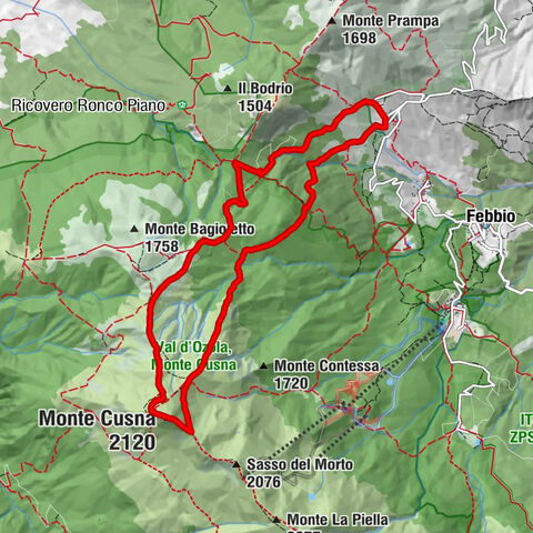 Rifugio Monte Orsaro - Monte Cusna - Passo Cisa - Casalino