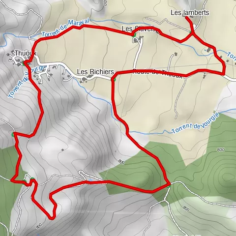 Rundweg Thuoux